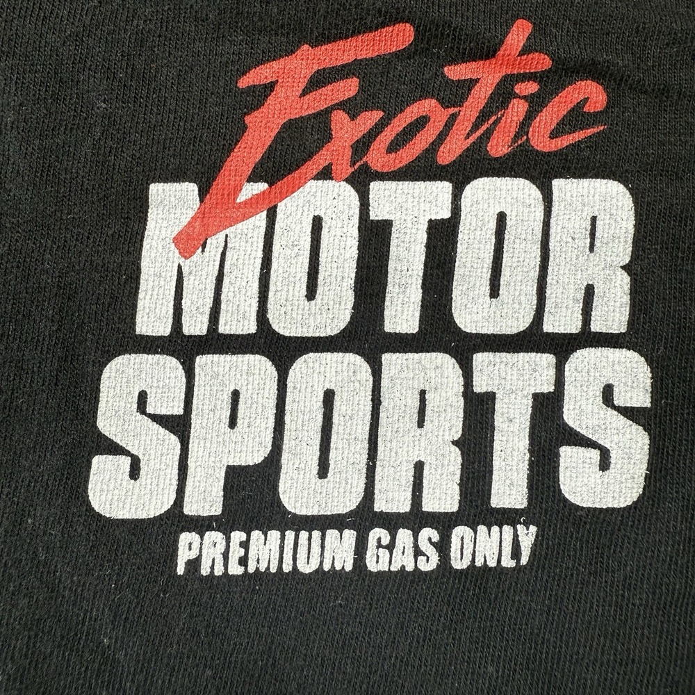 Young & Reckless Exotic Black Motor Sport T-Shirt Meduim *see Pictures*
